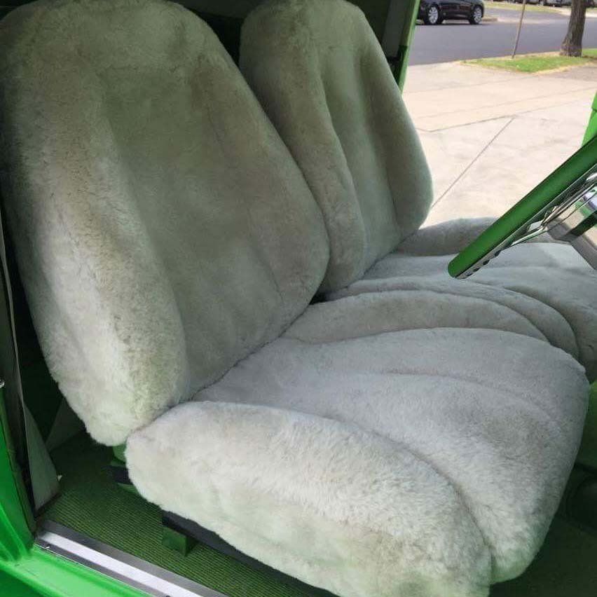 Sheepskin Car Seat Cover in Adelaide Airfleece