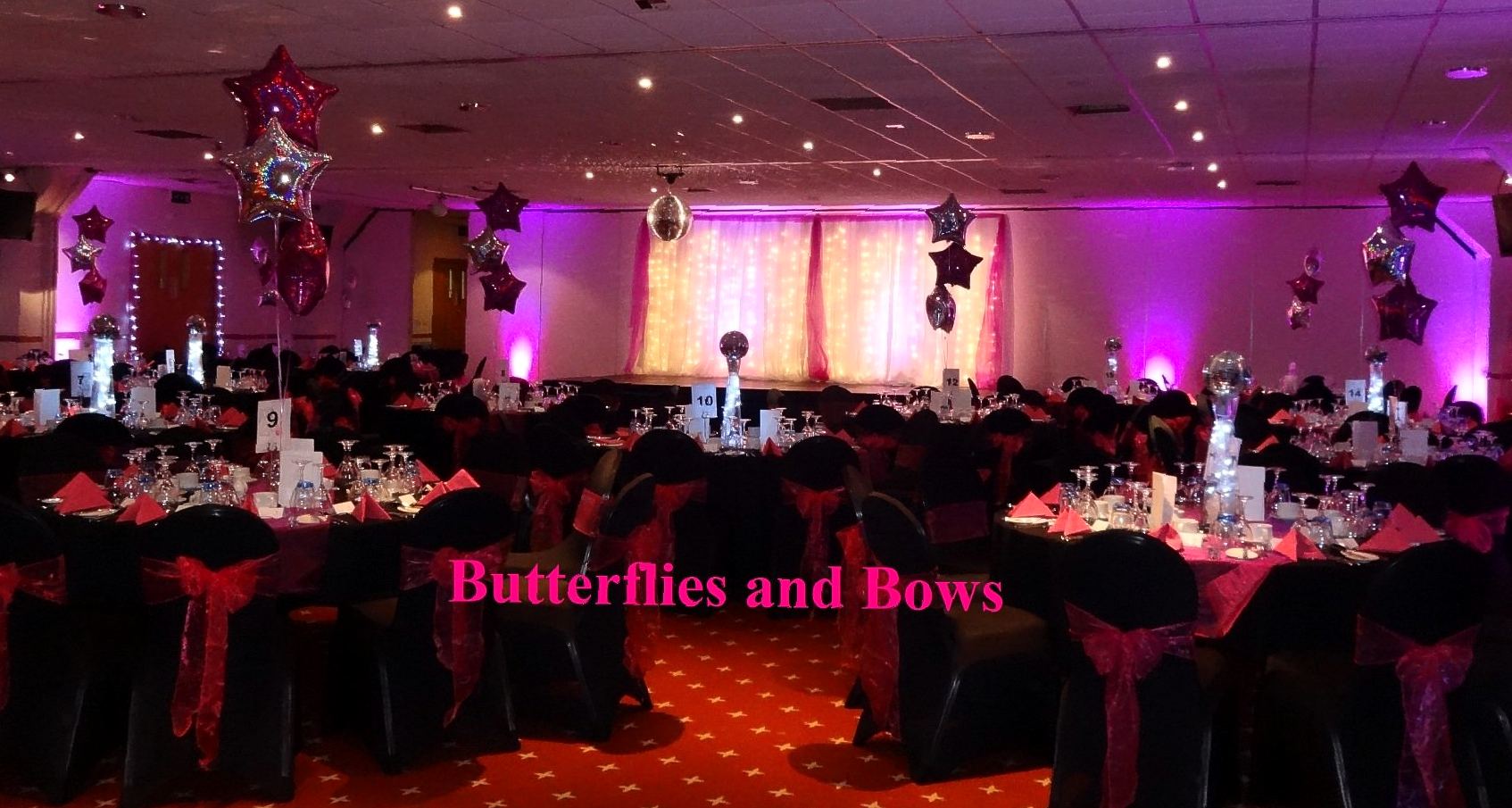 Prom Venue Styling Ball Venue Styling Surrey, Sussex & Kent