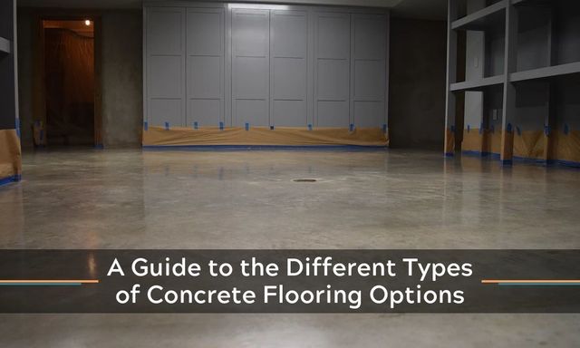 A Guide To The Different Types Of Concrete Flooring Options