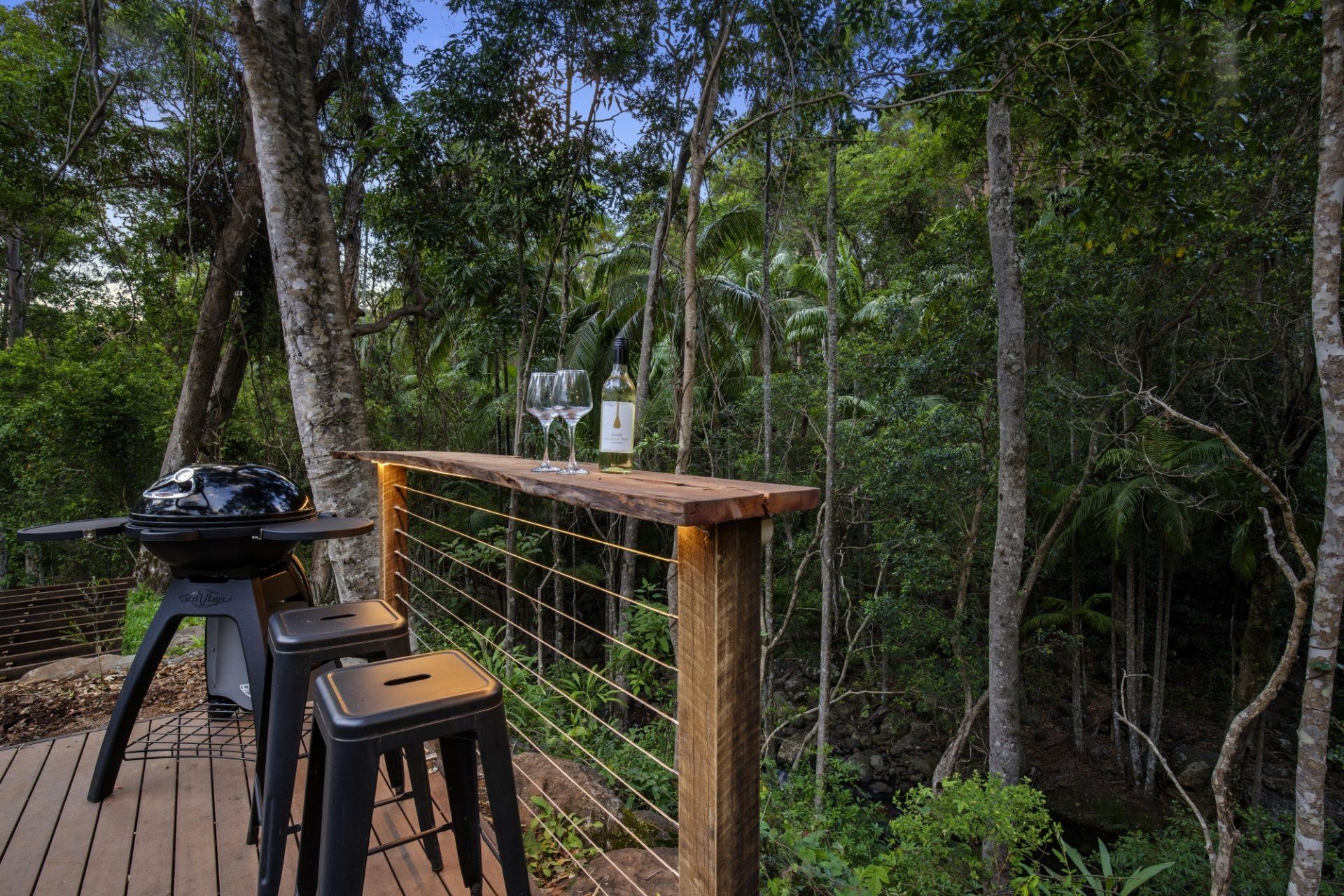 Glamping Mt Tamborine Luxury Lotus Tents Thunderbird Park, QLD