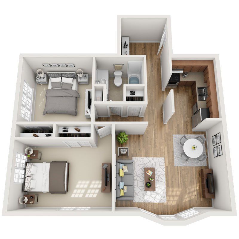 Floor Plans Brighton Village Apartments