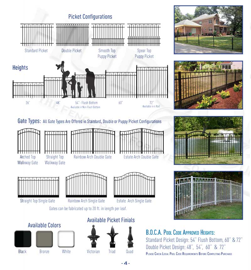 Aluminum Fencing Residential Richmond Henrico Hanover Chesterfield VA