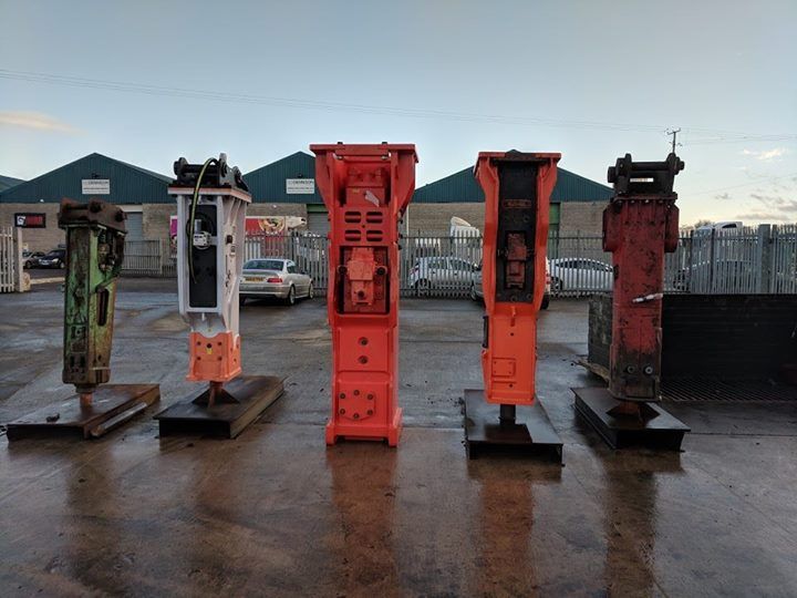 Hammer Tech (NI) Ltd Refurbished rock breakers in Northern Ireland