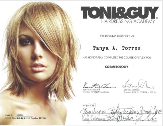 Toni Guy Hair Stylist Best In Waxahachie Ellis County Texas