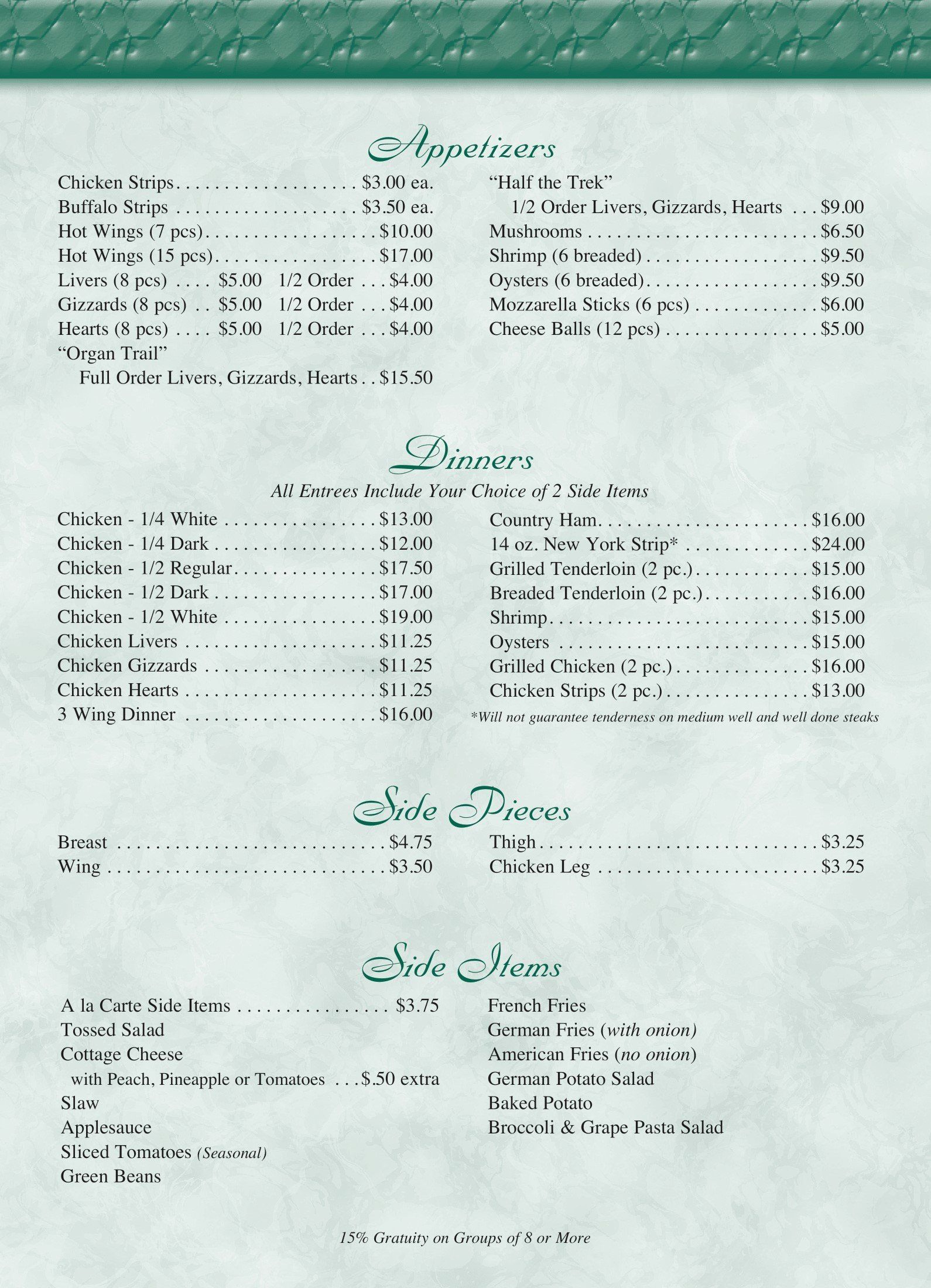 The Chicken Place Ireland, IN