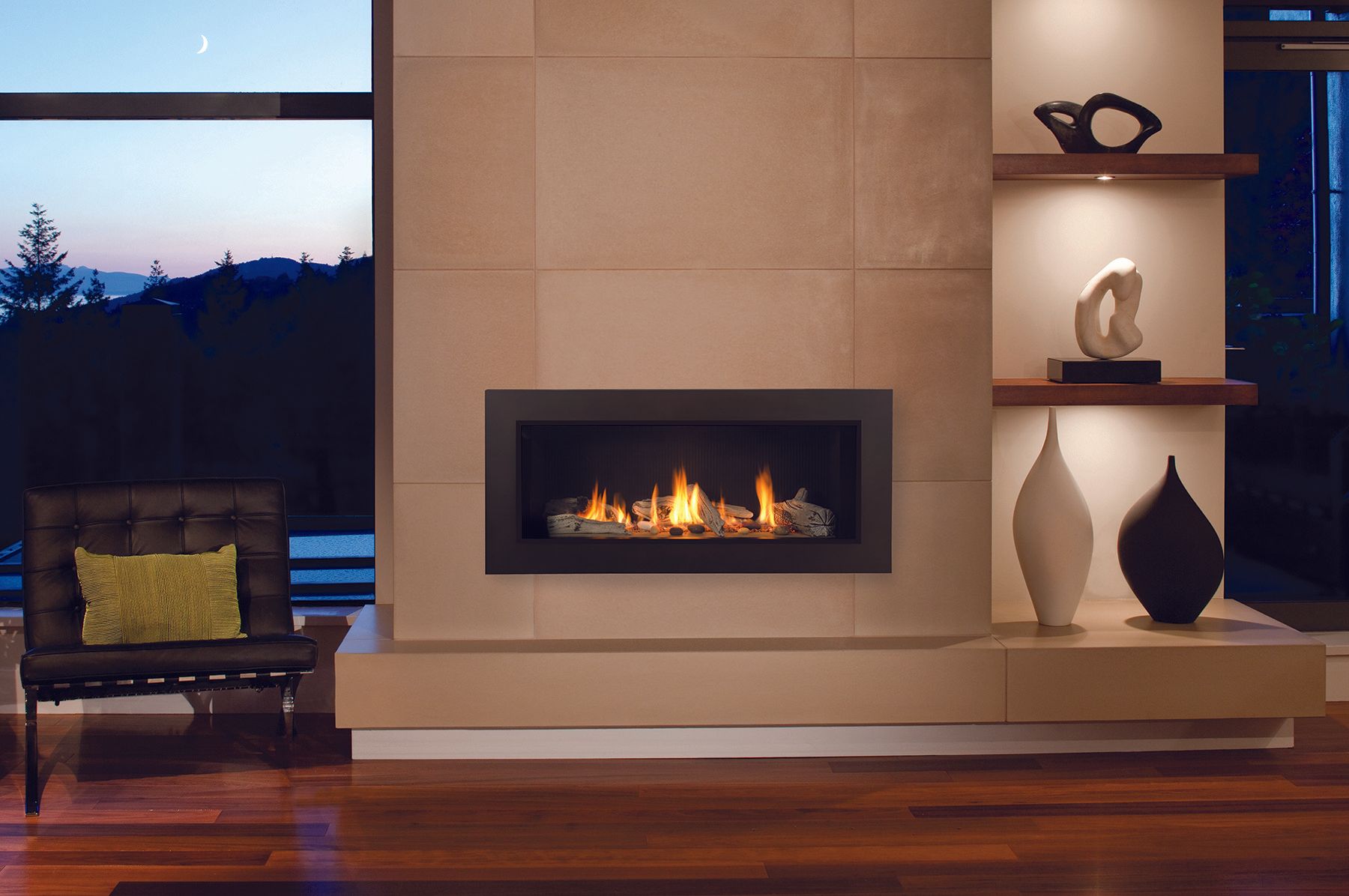 Linear Gas Fireplaces