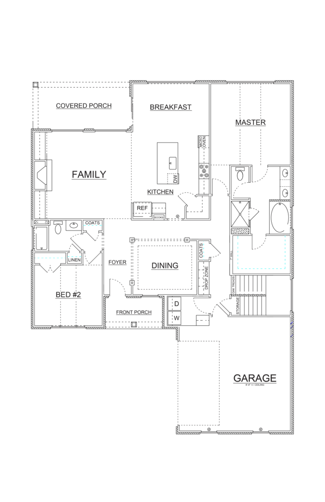 Augusta II Columbia New Home Floorplan Home Builder Awards