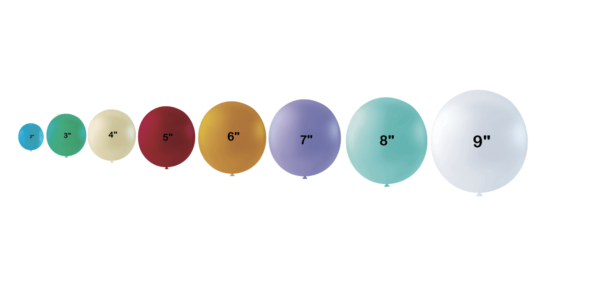 Balloon Sizes