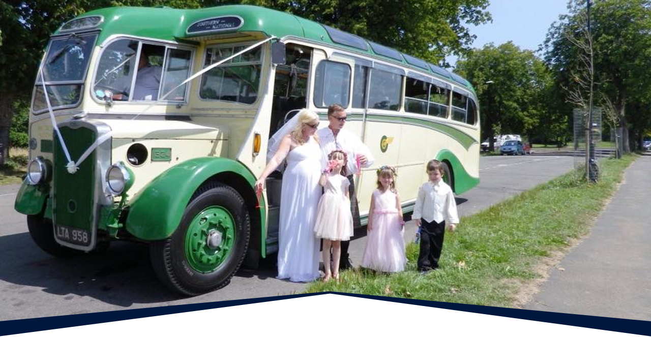 Wedding bus hire Chepstow Classic Buses