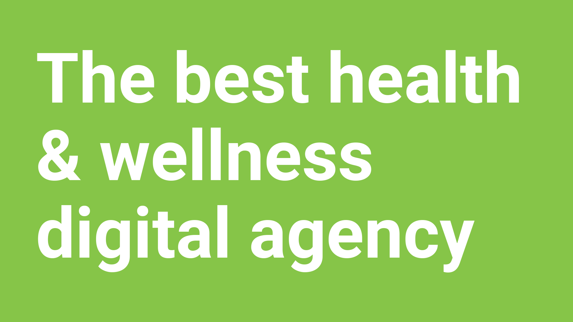 Busyseed Award Winning Health Wellness Digital Marketing Agency