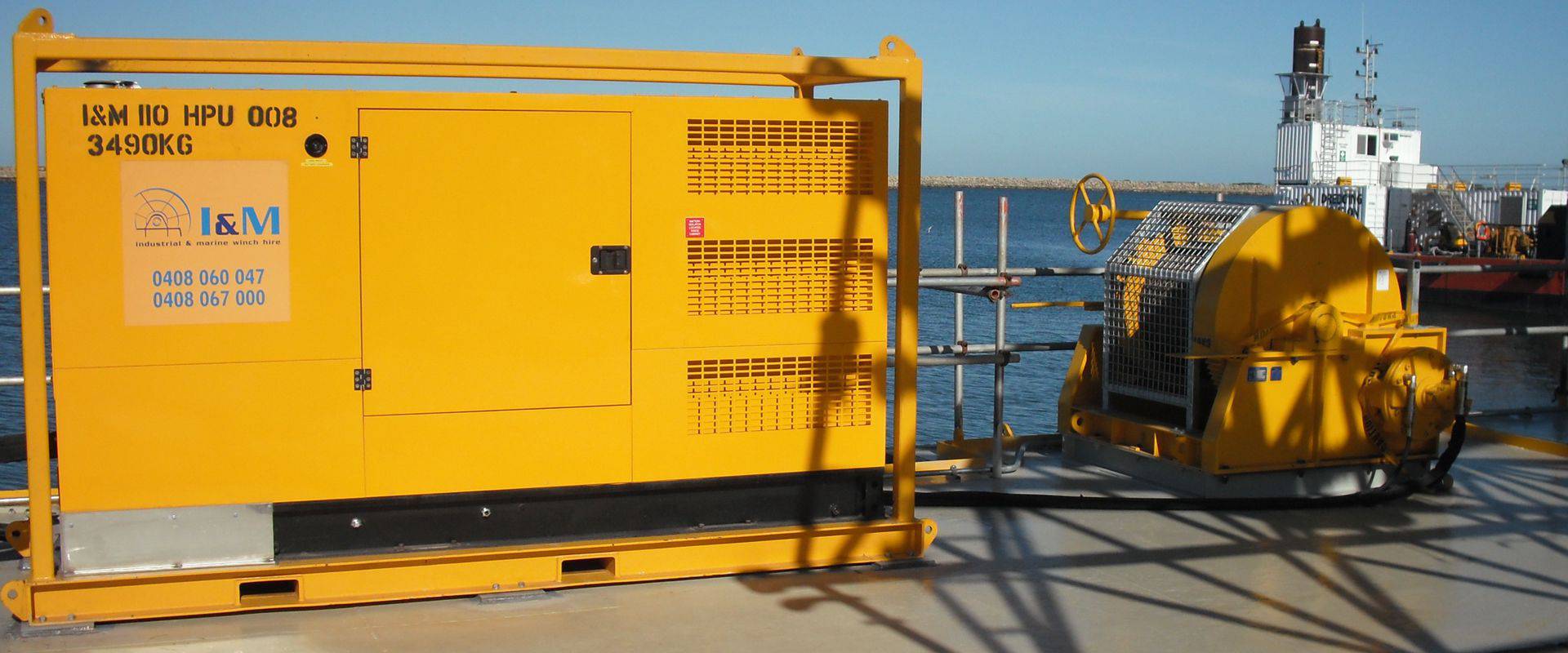 I&M Winch Hire Hydraulic & Marine Winches in Australia