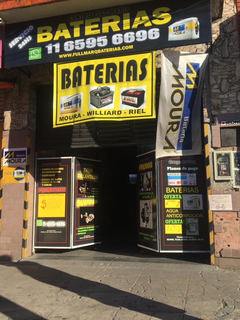 Venta y colocación de Baterías Automotor