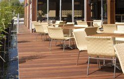 wood flooring on water