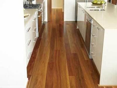 Example of one of our spotted gum flooring installations in the Eastern Suburbs