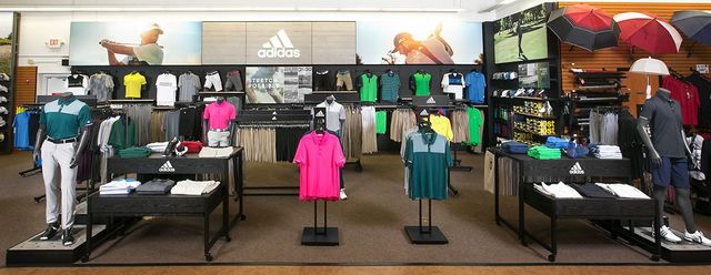 Q20's retail design work with adidasGolf