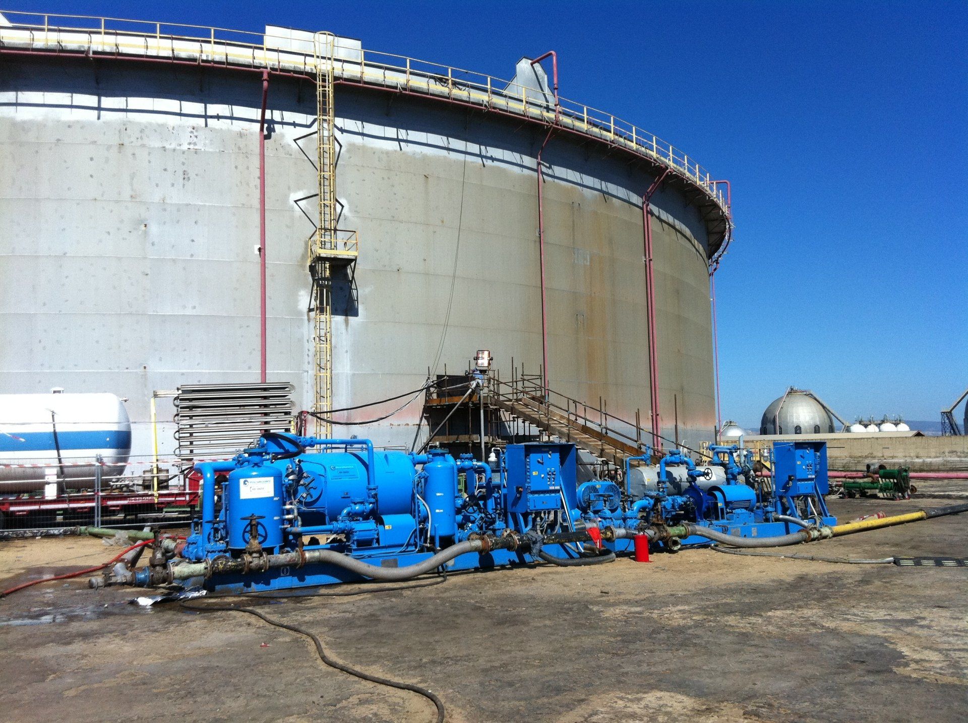 Crude Oil Washing tanks Villarosa, EN Ecosys