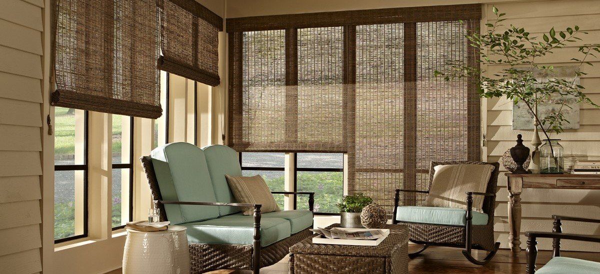 Window Spaces Woven Wood Shades