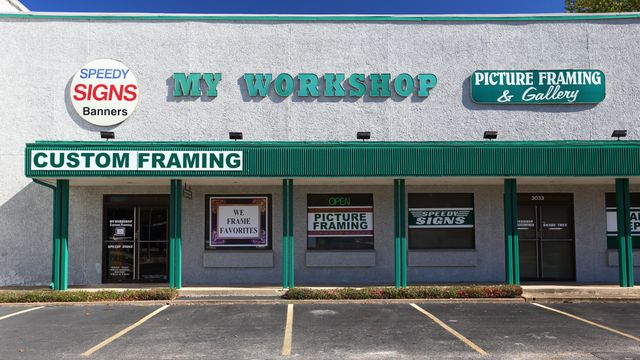 Custom Banners Signs Houston Tx My Workshop Picture Framing