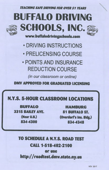 5 Hour Pre Licensing Course Buffalo Hamburg NY Buffalo Driving