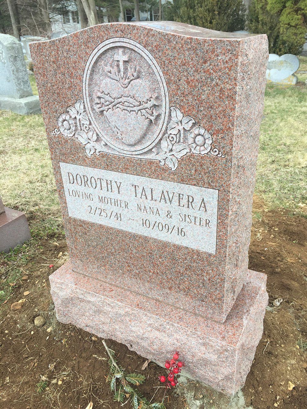 Tombstone Bedford Village, NY CJ Stones