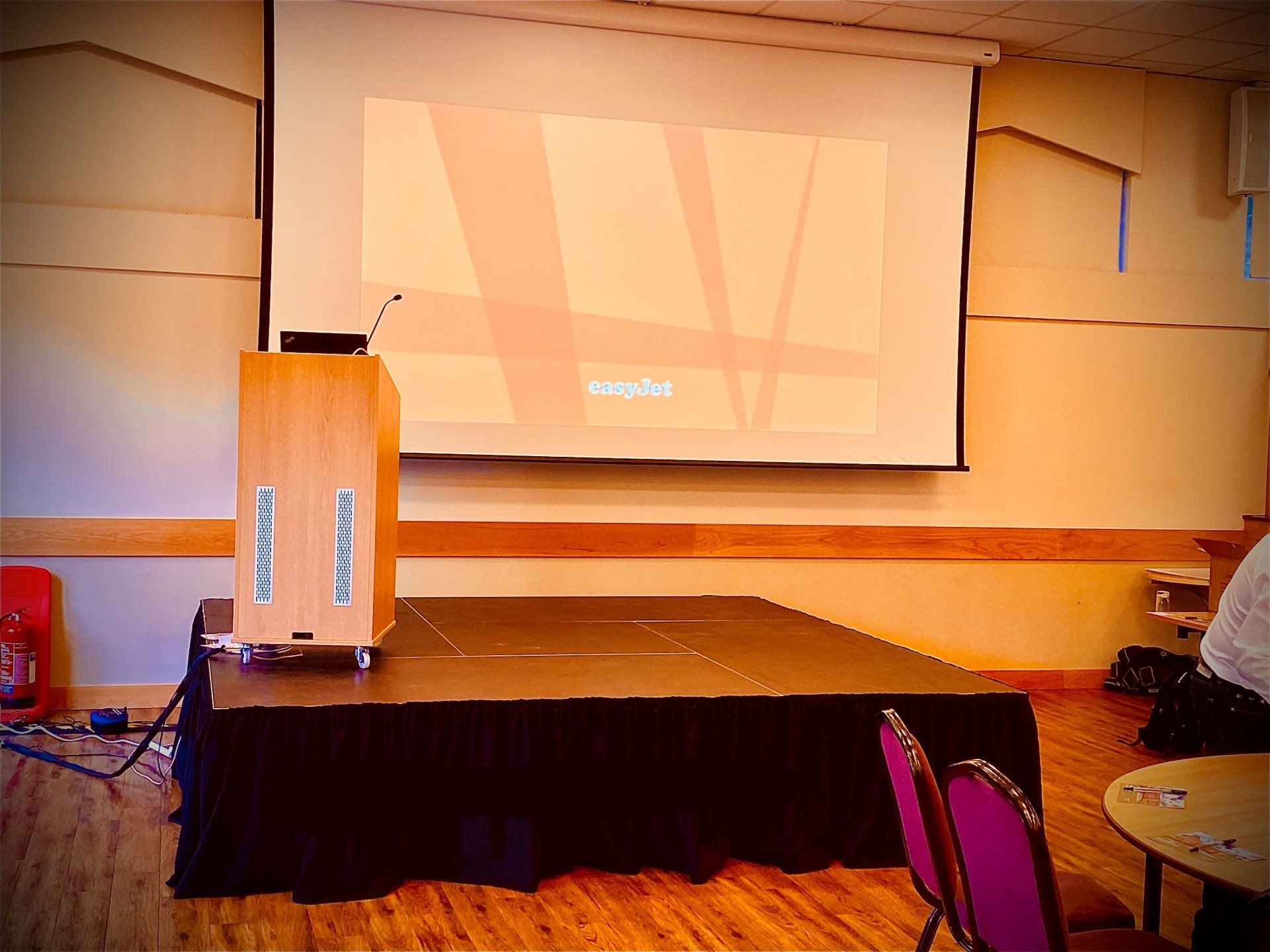 Indoor stages for Presentations and Weddings