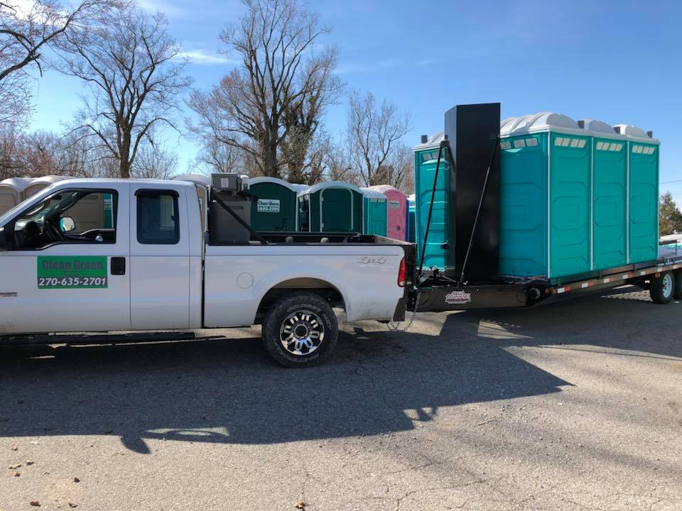 Clean Green Porta Potties Portable Toilet Services 2706352701