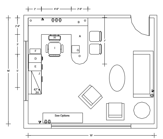 Who has the biggest office?