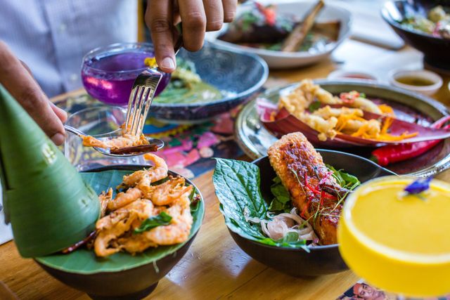 Thai menu in Melbourne