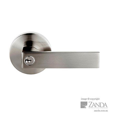 door handle silver edge line style