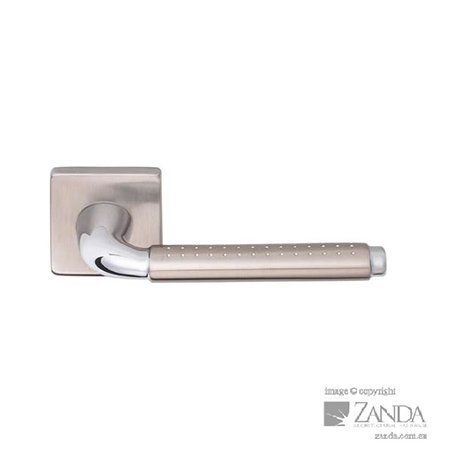 door handle with dotted design