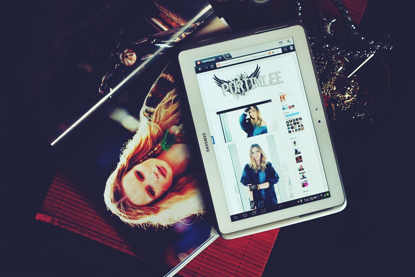 fashion magazine tablet 